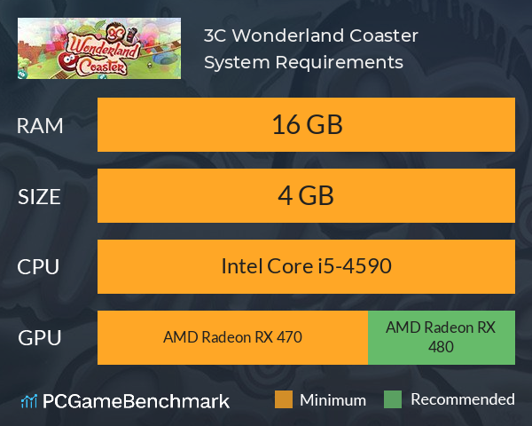 3C Wonderland Coaster System Requirements PC Graph - Can I Run 3C Wonderland Coaster 3C Wonderland Coaster System Requirements PC Graph - Can I Run 3C Wonderland Coaster