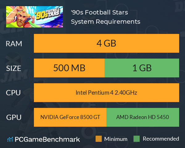 '90s Football Stars System Requirements PC Graph - Can I Run '90s Football Stars '90s Football Stars System Requirements PC Graph - Can I Run '90s Football Stars