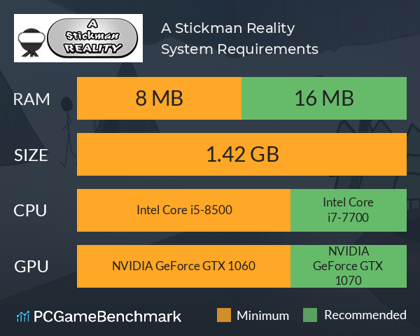 A Stickman Reality System Requirements PC Graph - Can I Run A Stickman Reality A Stickman Reality System Requirements PC Graph - Can I Run A Stickman Reality
