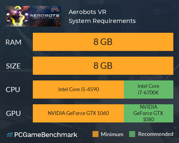 Aerobots VR System Requirements PC Graph - Can I Run Aerobots VR Aerobots VR System Requirements PC Graph - Can I Run Aerobots VR
