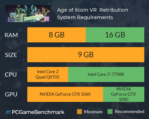 Age of ilcoin VR : Retribution System Requirements PC Graph - Can I Run Age of ilcoin VR : Retribution
