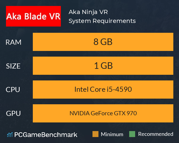 Aka Ninja VR System Requirements PC Graph - Can I Run Aka Ninja VR Aka Ninja VR System Requirements PC Graph - Can I Run Aka Ninja VR