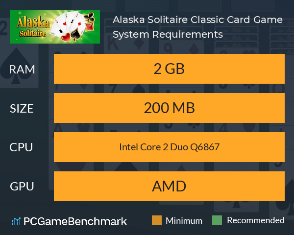 Alaska Solitaire Classic Card Game System Requirements PC Graph - Can I Run Alaska Solitaire Classic Card Game Alaska Solitaire Classic Card Game System Requirements PC Graph - Can I Run Alaska Solitaire Classic Card Game