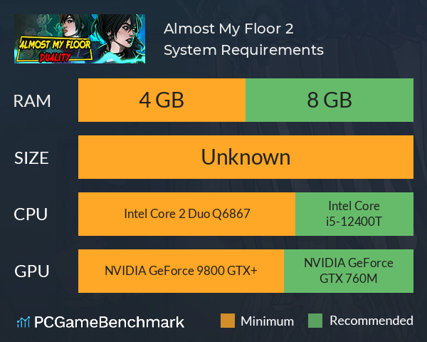 Almost My Floor 2 System Requirements PC Graph - Can I Run Almost My Floor 2 Almost My Floor 2 System Requirements PC Graph - Can I Run Almost My Floor 2