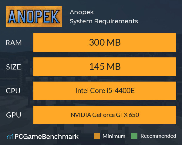 Anopek System Requirements PC Graph - Can I Run Anopek Anopek System Requirements PC Graph - Can I Run Anopek