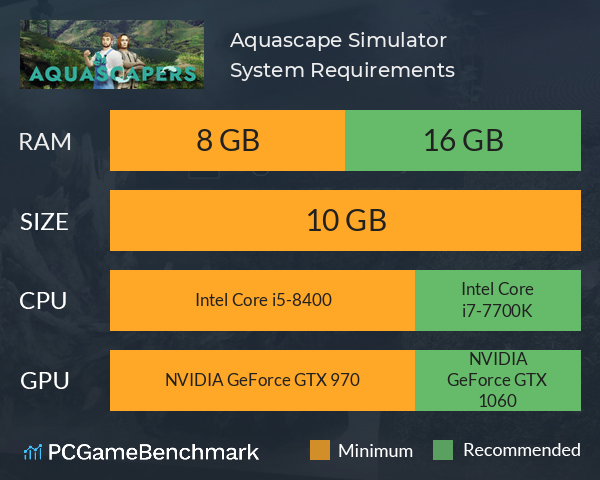 Aquascape Simulator System Requirements PC Graph - Can I Run Aquascape Simulator Aquascape Simulator System Requirements PC Graph - Can I Run Aquascape Simulator