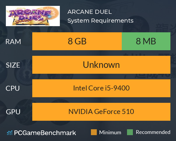 ARCANE DUEL 術法亂鬥 System Requirements PC Graph - Can I Run ARCANE DUEL 術法亂鬥 ARCANE DUEL 術法亂鬥 System Requirements PC Graph - Can I Run ARCANE DUEL 術法亂鬥