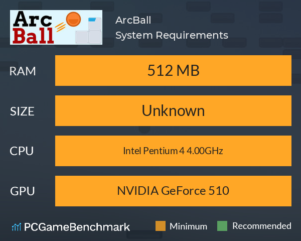 ArcBall System Requirements PC Graph - Can I Run ArcBall ArcBall System Requirements PC Graph - Can I Run ArcBall