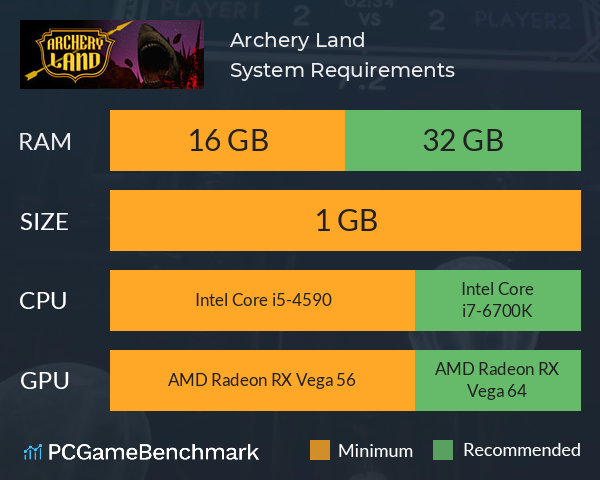 Archery Land System Requirements PC Graph - Can I Run Archery Land
