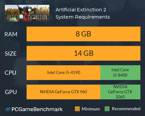 Artificial Extinction 2 System Requirements PC Graph - Can I Run Artificial Extinction 2 Artificial Extinction 2 System Requirements PC Graph - Can I Run Artificial Extinction 2