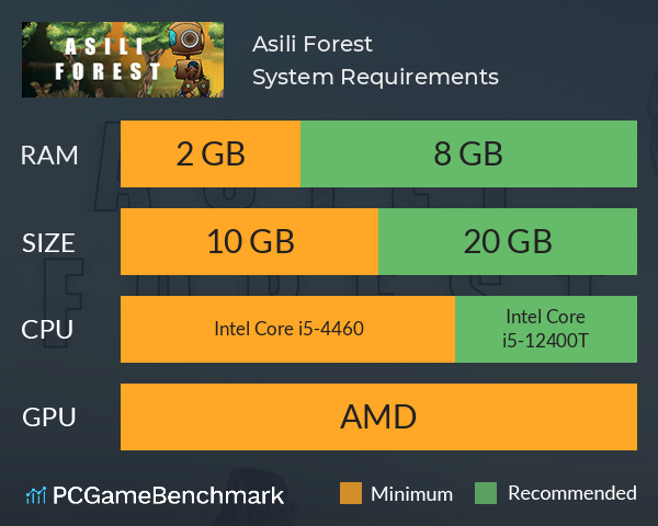 Asili Forest System Requirements PC Graph - Can I Run Asili Forest Asili Forest System Requirements PC Graph - Can I Run Asili Forest