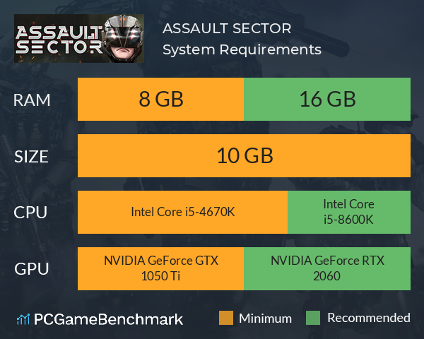 ASSAULT SECTOR System Requirements PC Graph - Can I Run ASSAULT SECTOR ASSAULT SECTOR System Requirements PC Graph - Can I Run ASSAULT SECTOR