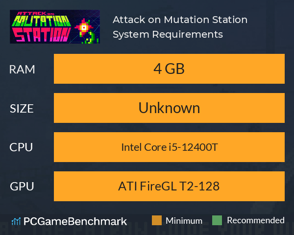 Attack on Mutation Station System Requirements PC Graph - Can I Run Attack on Mutation Station Attack on Mutation Station System Requirements PC Graph - Can I Run Attack on Mutation Station