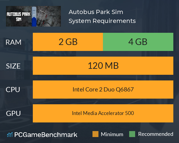 Autobus Park Sim System Requirements PC Graph - Can I Run Autobus Park Sim Autobus Park Sim System Requirements PC Graph - Can I Run Autobus Park Sim