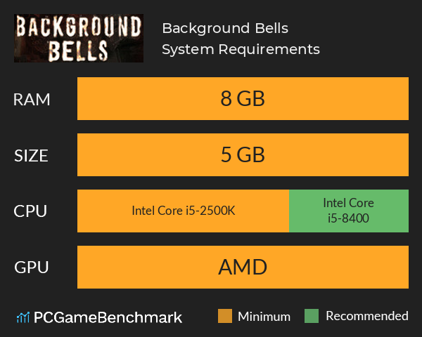 Background Bells System Requirements PC Graph - Can I Run Background Bells Background Bells System Requirements PC Graph - Can I Run Background Bells