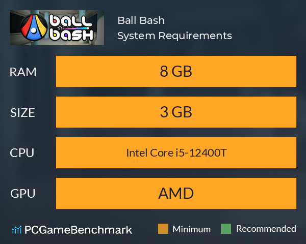 Ball Bash System Requirements PC Graph - Can I Run Ball Bash