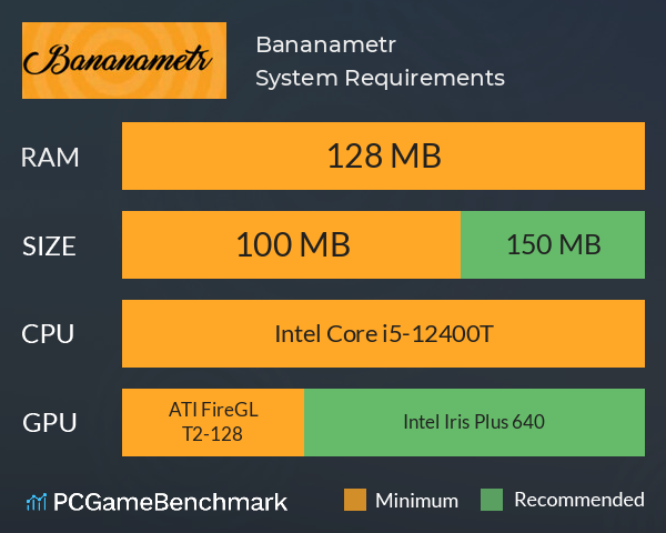 Bananametr System Requirements PC Graph - Can I Run Bananametr Bananametr System Requirements PC Graph - Can I Run Bananametr