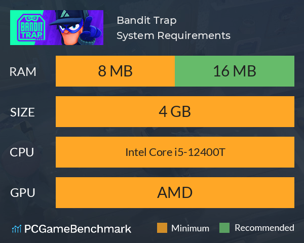 Bandit Trap System Requirements PC Graph - Can I Run Bandit Trap Bandit Trap System Requirements PC Graph - Can I Run Bandit Trap