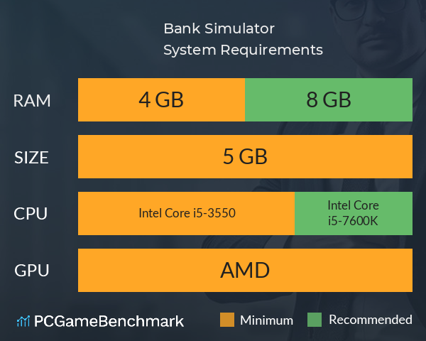 Bank Simulator System Requirements PC Graph - Can I Run Bank Simulator Bank Simulator System Requirements PC Graph - Can I Run Bank Simulator