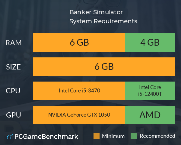 Banker Simulator System Requirements PC Graph - Can I Run Banker Simulator Banker Simulator System Requirements PC Graph - Can I Run Banker Simulator