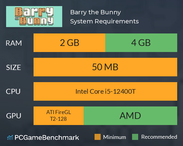 Barry the Bunny System Requirements PC Graph - Can I Run Barry the Bunny Barry the Bunny System Requirements PC Graph - Can I Run Barry the Bunny