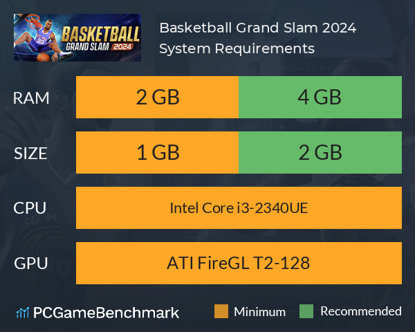 Basketball Grand Slam 2024 System Requirements PC Graph - Can I Run Basketball Grand Slam 2024 Basketball Grand Slam 2024 System Requirements PC Graph - Can I Run Basketball Grand Slam 2024