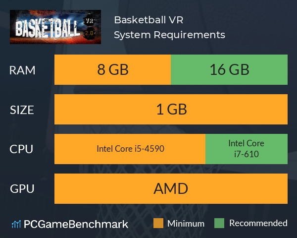 Basketball VR System Requirements PC Graph - Can I Run Basketball VR Basketball VR System Requirements PC Graph - Can I Run Basketball VR