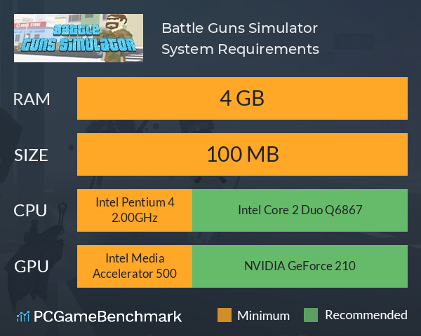 Battle Guns Simulator System Requirements PC Graph - Can I Run Battle Guns Simulator