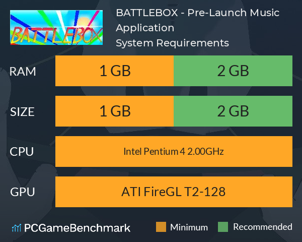 BATTLEBOX - Pre-Launch Music Application System Requirements PC Graph - Can I Run BATTLEBOX - Pre-Launch Music Application BATTLEBOX - Pre-Launch Music Application System Requirements PC Graph - Can I Run BATTLEBOX - Pre-Launch Music Application