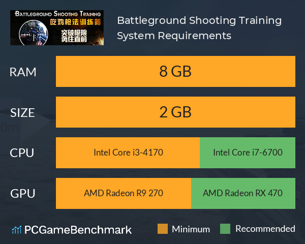 Battleground Shooting Training 吃鸡枪法训练器 System Requirements PC Graph - Can I Run Battleground Shooting Training 吃鸡枪法训练器