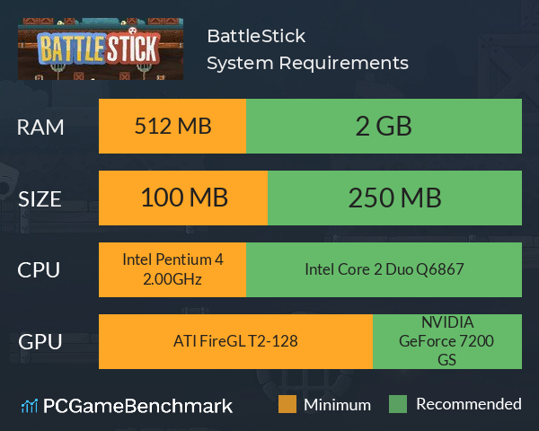 BattleStick System Requirements PC Graph - Can I Run BattleStick BattleStick System Requirements PC Graph - Can I Run BattleStick