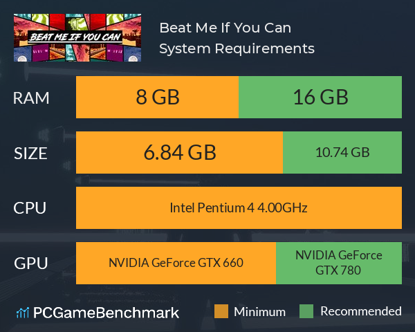 Beat Me If You Can System Requirements PC Graph - Can I Run Beat Me If You Can Beat Me If You Can System Requirements PC Graph - Can I Run Beat Me If You Can