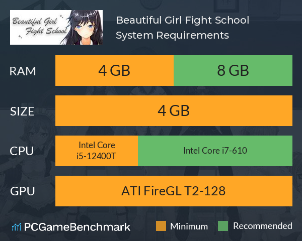 Beautiful Girl Fight School System Requirements PC Graph - Can I Run Beautiful Girl Fight School Beautiful Girl Fight School System Requirements PC Graph - Can I Run Beautiful Girl Fight School
