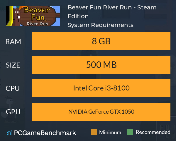 Beaver Fun™ River Run - Steam Edition System Requirements PC Graph - Can I Run Beaver Fun™ River Run - Steam Edition Beaver Fun™ River Run - Steam Edition System Requirements PC Graph - Can I Run Beaver Fun™ River Run - Steam Edition