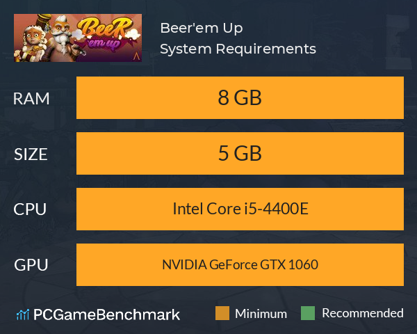 Beer'em Up System Requirements PC Graph - Can I Run Beer'em Up Beer'em Up System Requirements PC Graph - Can I Run Beer'em Up