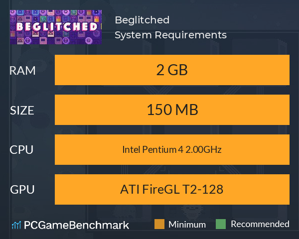 Beglitched System Requirements PC Graph - Can I Run Beglitched Beglitched System Requirements PC Graph - Can I Run Beglitched