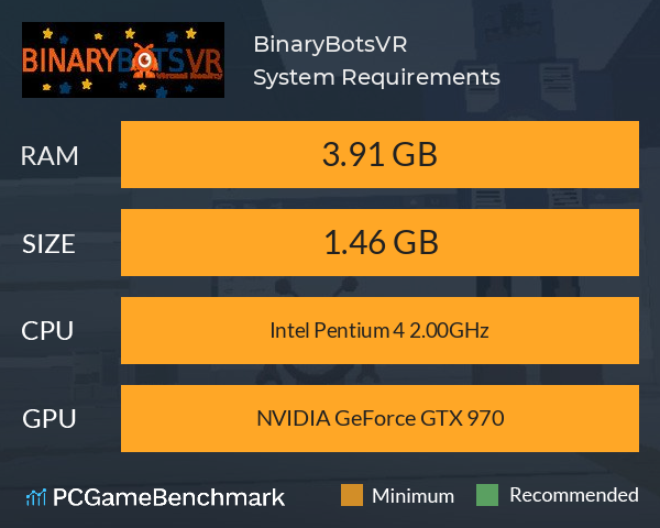 BinaryBotsVR System Requirements PC Graph - Can I Run BinaryBotsVR