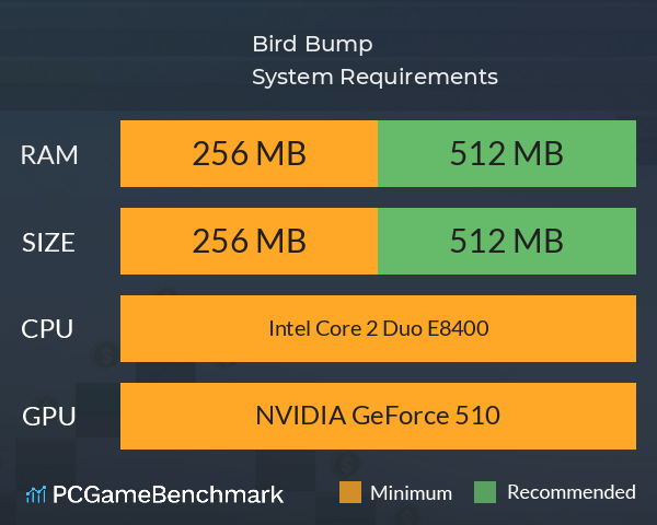 Bird Bump System Requirements PC Graph - Can I Run Bird Bump Bird Bump System Requirements PC Graph - Can I Run Bird Bump