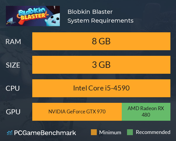 Blobkin Blaster System Requirements PC Graph - Can I Run Blobkin Blaster Blobkin Blaster System Requirements PC Graph - Can I Run Blobkin Blaster