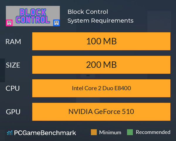 Block Control System Requirements PC Graph - Can I Run Block Control