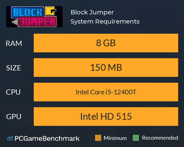Block Jumper System Requirements PC Graph - Can I Run Block Jumper Block Jumper System Requirements PC Graph - Can I Run Block Jumper