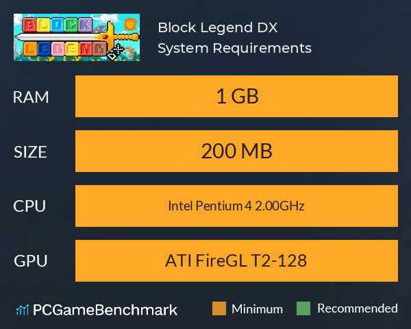 Block Legend DX System Requirements PC Graph - Can I Run Block Legend DX