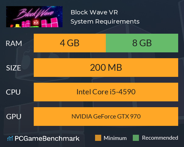 Block Wave VR System Requirements PC Graph - Can I Run Block Wave VR Block Wave VR System Requirements PC Graph - Can I Run Block Wave VR