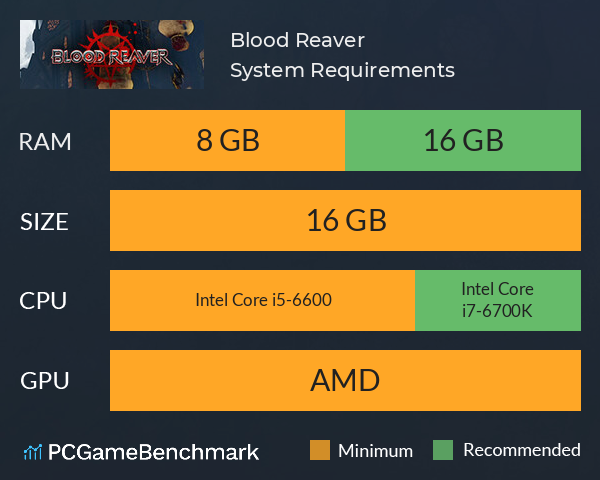 Blood Reaver System Requirements PC Graph - Can I Run Blood Reaver