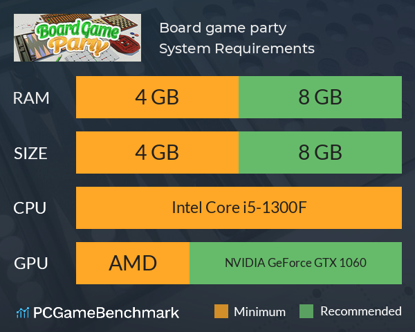 Board game party System Requirements PC Graph - Can I Run Board game party Board game party System Requirements PC Graph - Can I Run Board game party