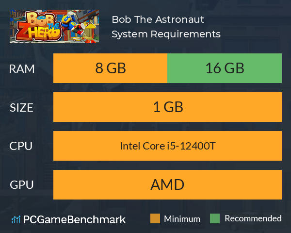 Bob The Astronaut System Requirements PC Graph - Can I Run Bob The Astronaut Bob The Astronaut System Requirements PC Graph - Can I Run Bob The Astronaut