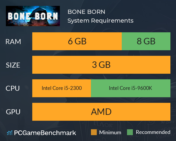 BONE BORN System Requirements PC Graph - Can I Run BONE BORN BONE BORN System Requirements PC Graph - Can I Run BONE BORN