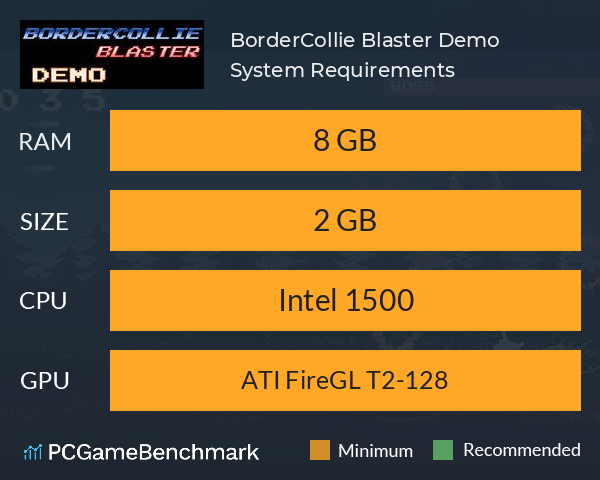 BorderCollie Blaster Demo System Requirements PC Graph - Can I Run BorderCollie Blaster Demo BorderCollie Blaster Demo System Requirements PC Graph - Can I Run BorderCollie Blaster Demo