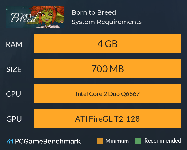 Born to Breed System Requirements PC Graph - Can I Run Born to Breed Born to Breed System Requirements PC Graph - Can I Run Born to Breed
