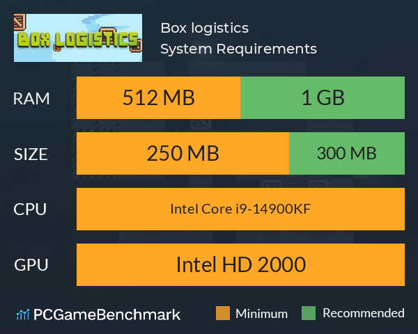 Box logistics System Requirements PC Graph - Can I Run Box logistics Box logistics System Requirements PC Graph - Can I Run Box logistics